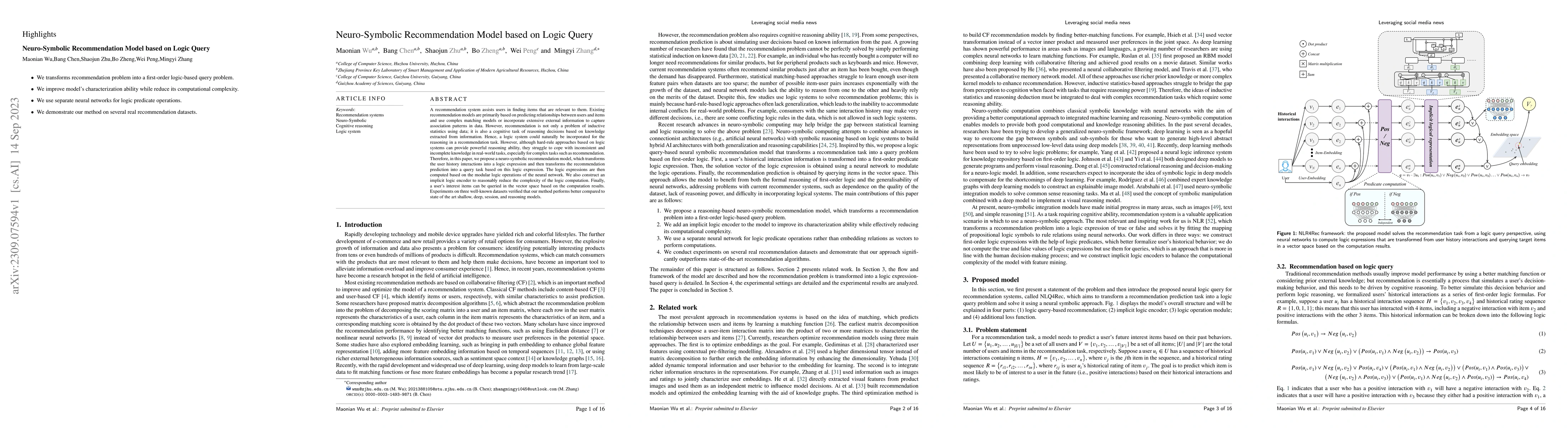 Thumbnail for Neuro-Symbolic Recommendation Model based on Logic Query