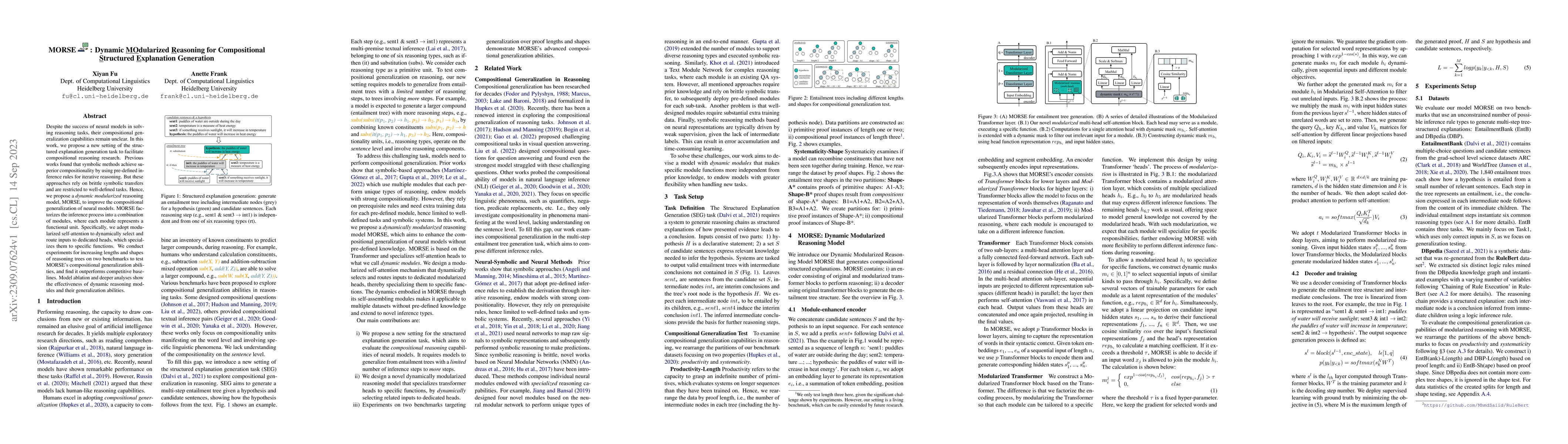 Thumbnail for Dynamic MOdularized Reasoning for Compositional Structured Explanation
  Generation