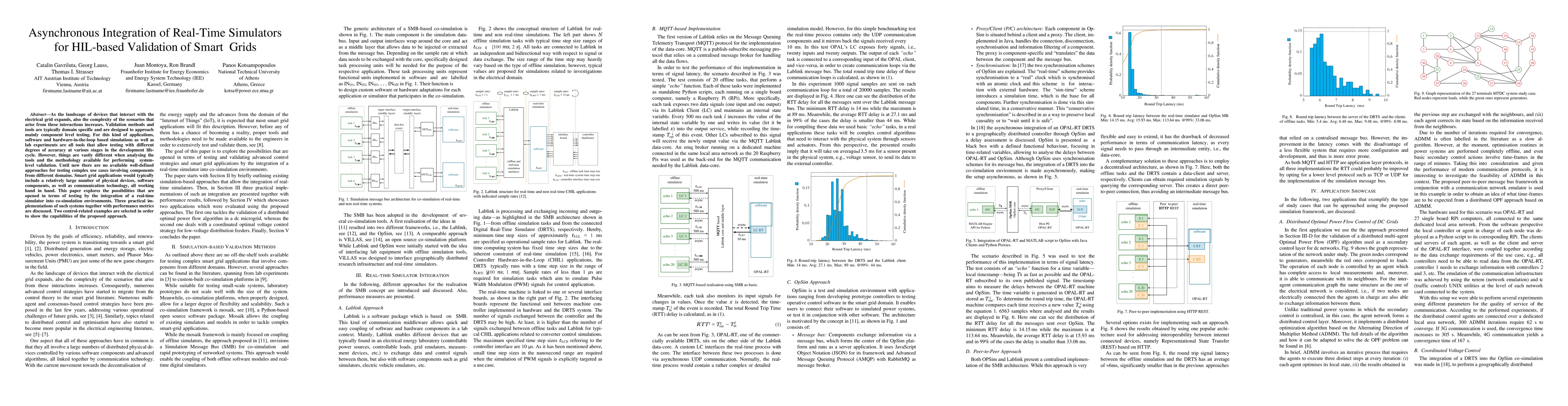 Thumbnail for Asynchronous Integration of Real-Time Simulators for HIL-based
  Validation of Smart Grids