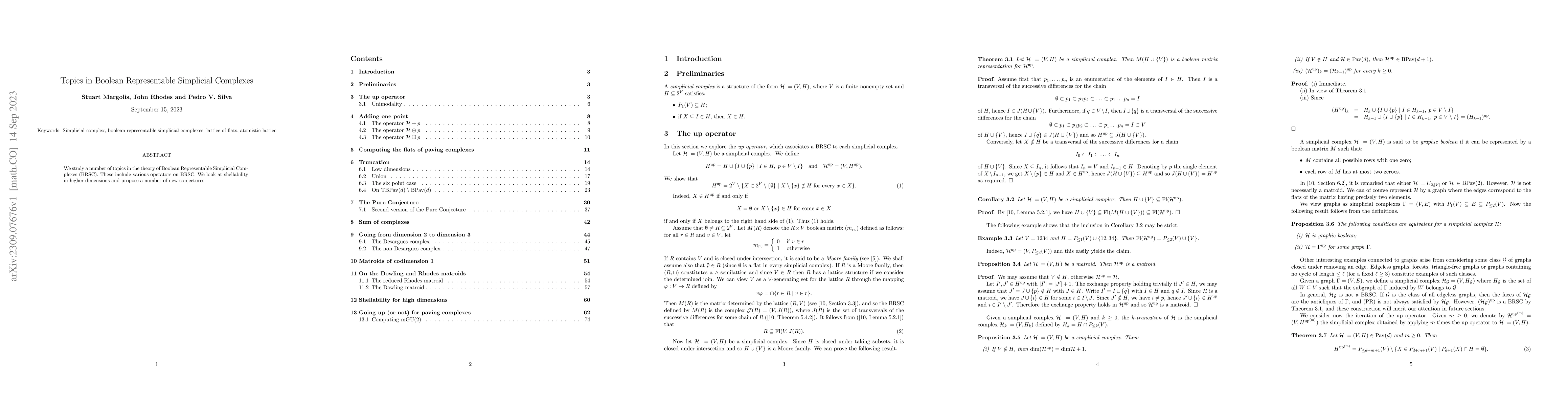 Thumbnail for Topics in Boolean Representable Simplicial Complexes