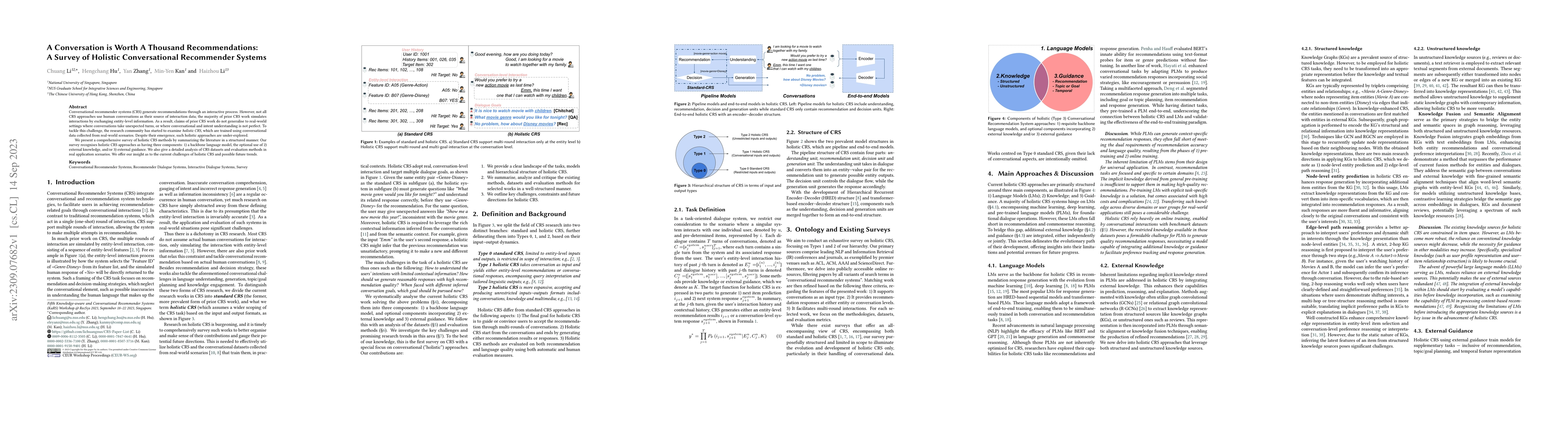 Thumbnail for A Conversation is Worth A Thousand Recommendations: A Survey of Holistic
  Conversational Recommender Systems
