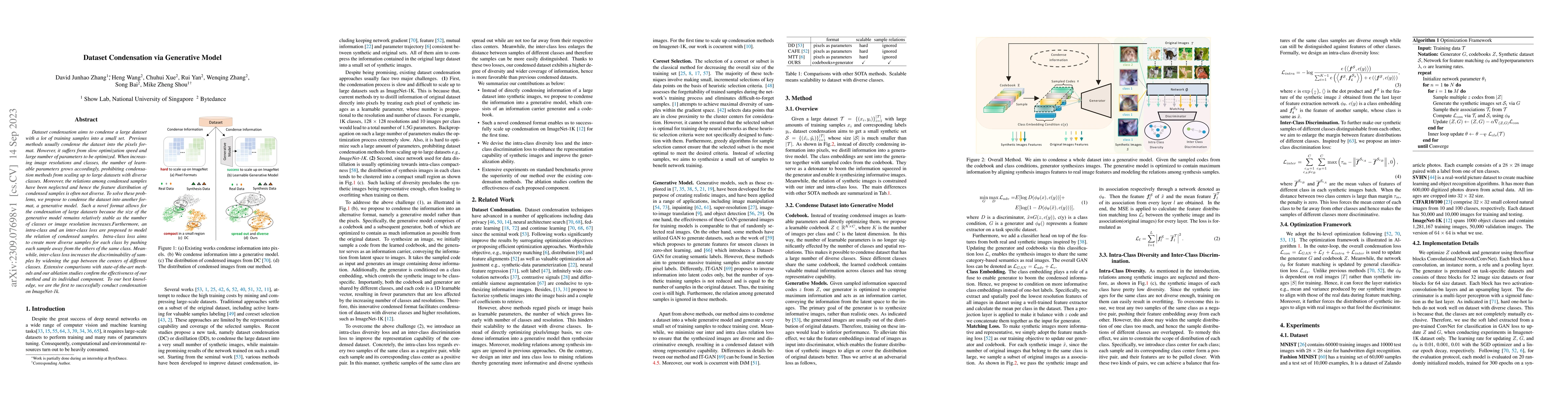 Thumbnail for Dataset Condensation via Generative Model