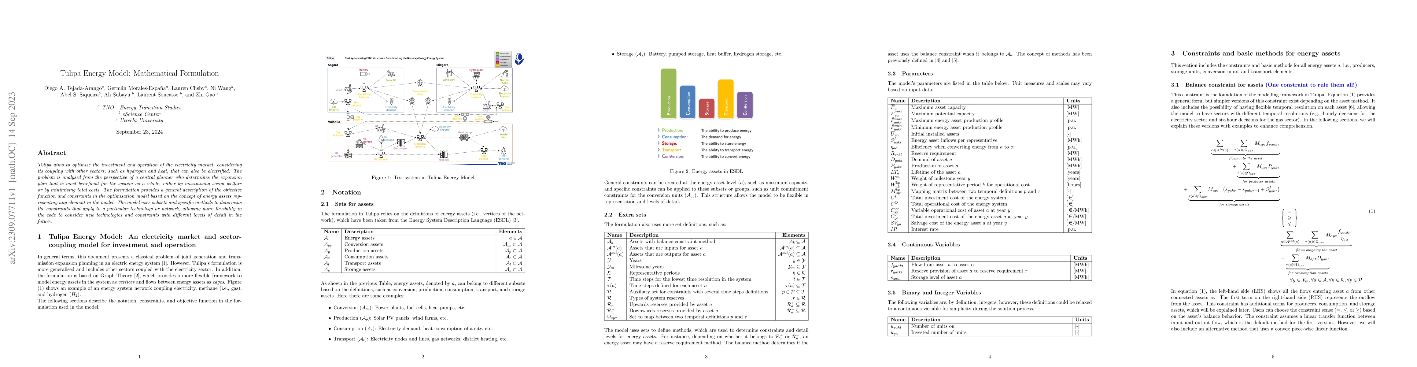 Thumbnail for Tulipa Energy Model: Mathematical Formulation