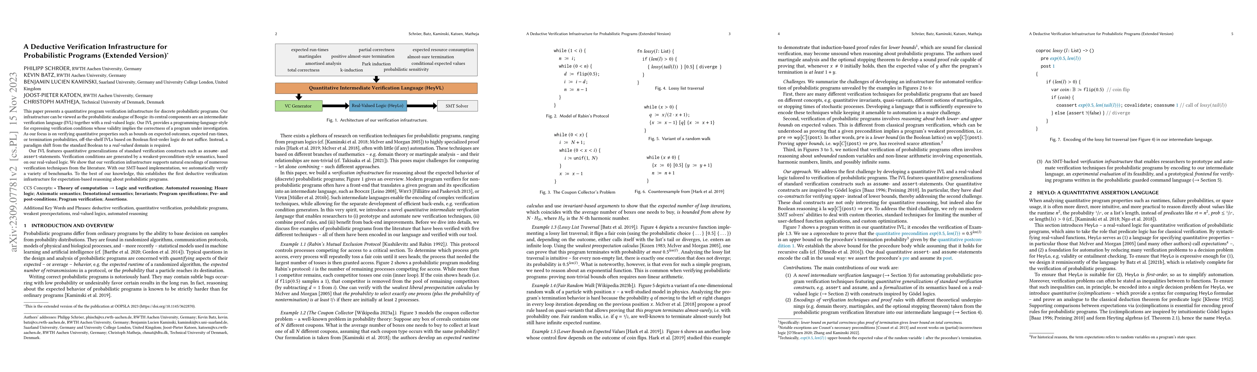 Thumbnail for A Deductive Verification Infrastructure for Probabilistic Programs
  (Extended Version)