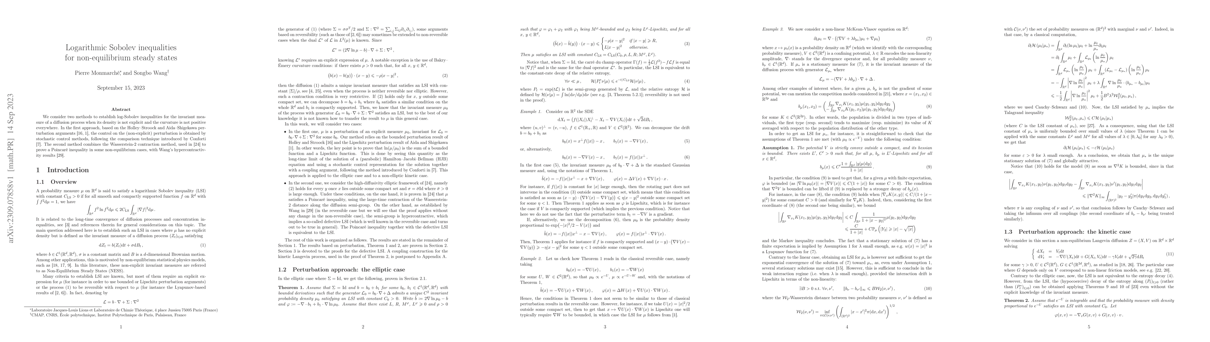 Thumbnail for Logarithmic Sobolev inequalities for non-equilibrium steady states
