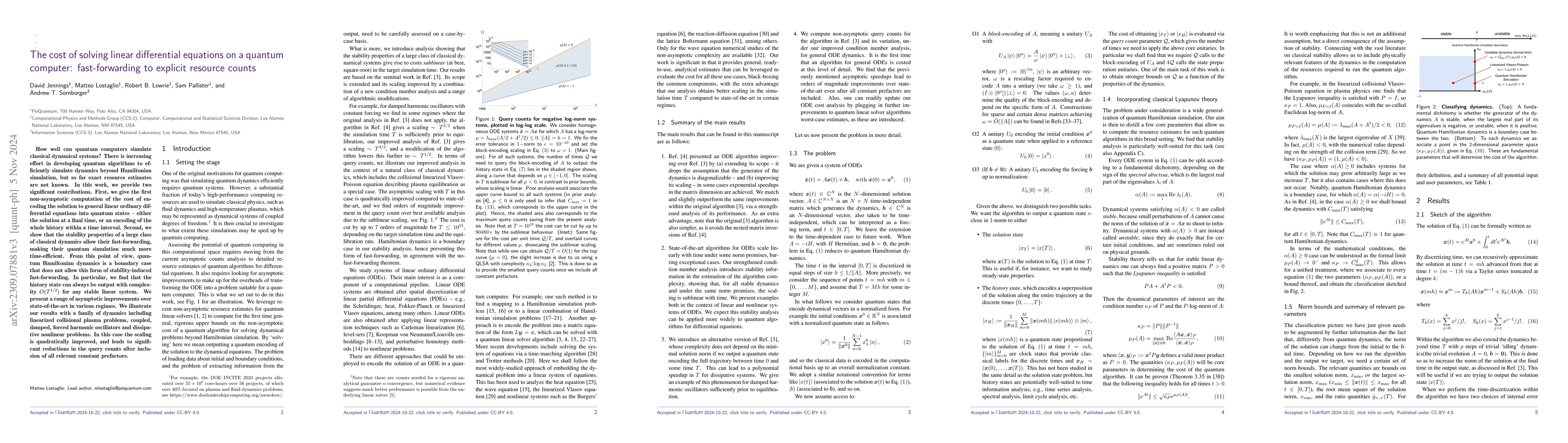 Thumbnail for The cost of solving linear differential equations on a quantum computer:
  fast-forwarding to explicit resource counts