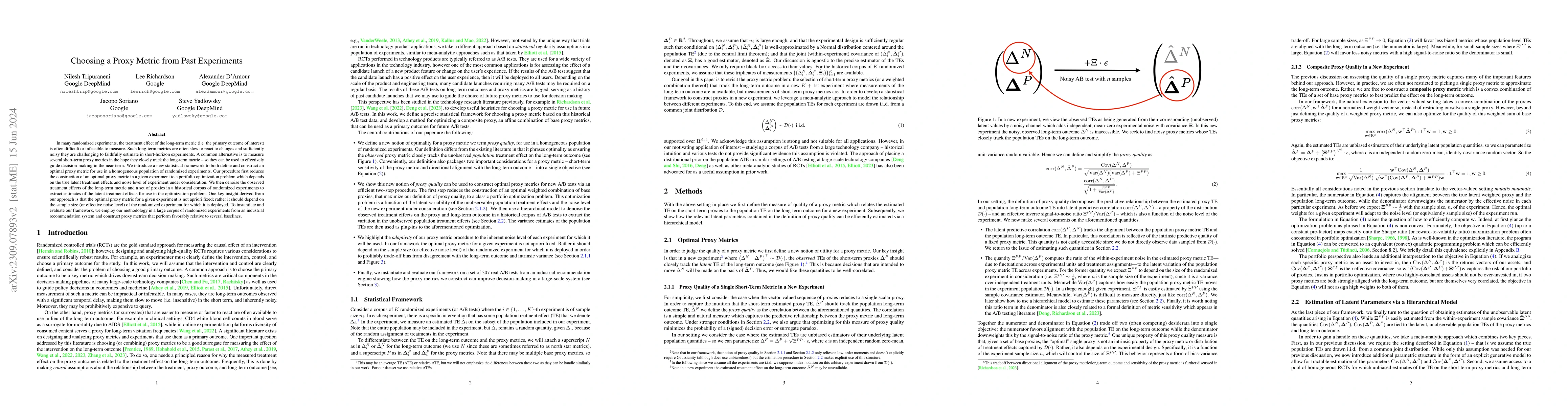 Thumbnail for Choosing a Proxy Metric from Past Experiments