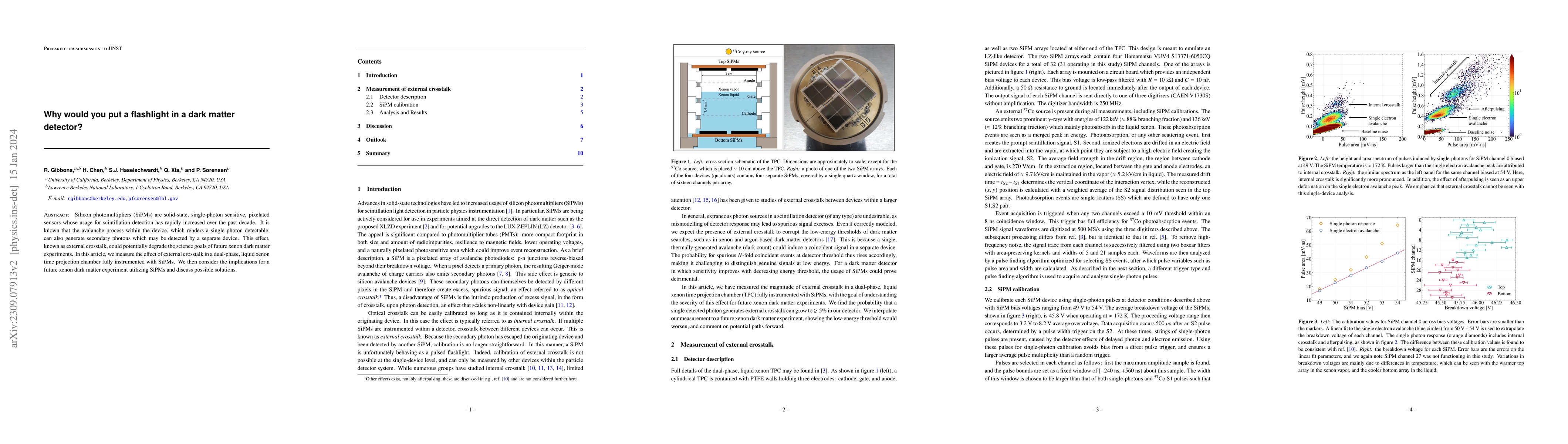 Thumbnail for Why would you put a flashlight in a dark matter detector?