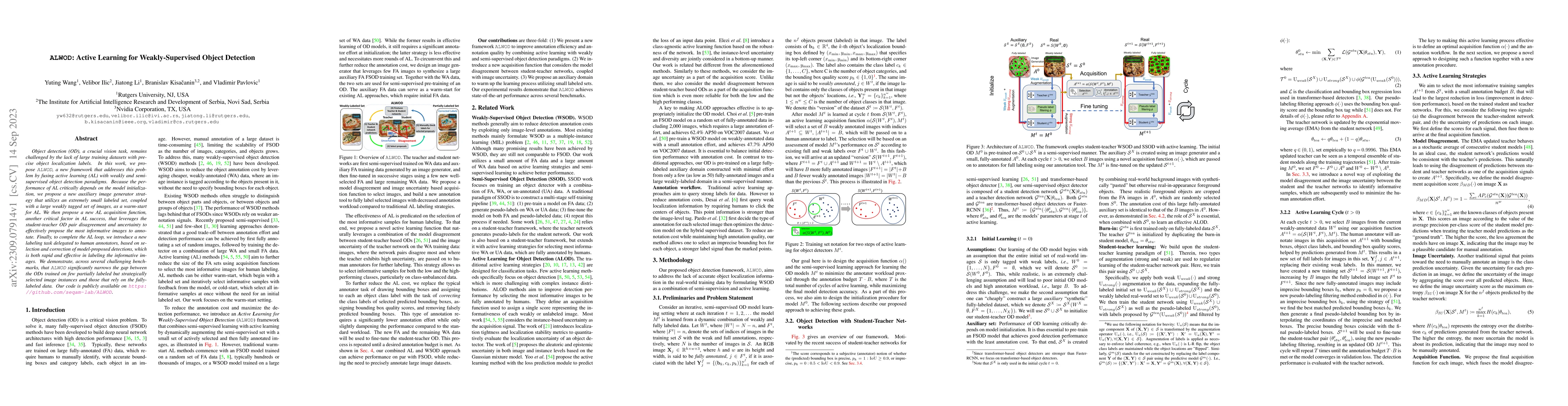 Thumbnail for ALWOD: Active Learning for Weakly-Supervised Object Detection