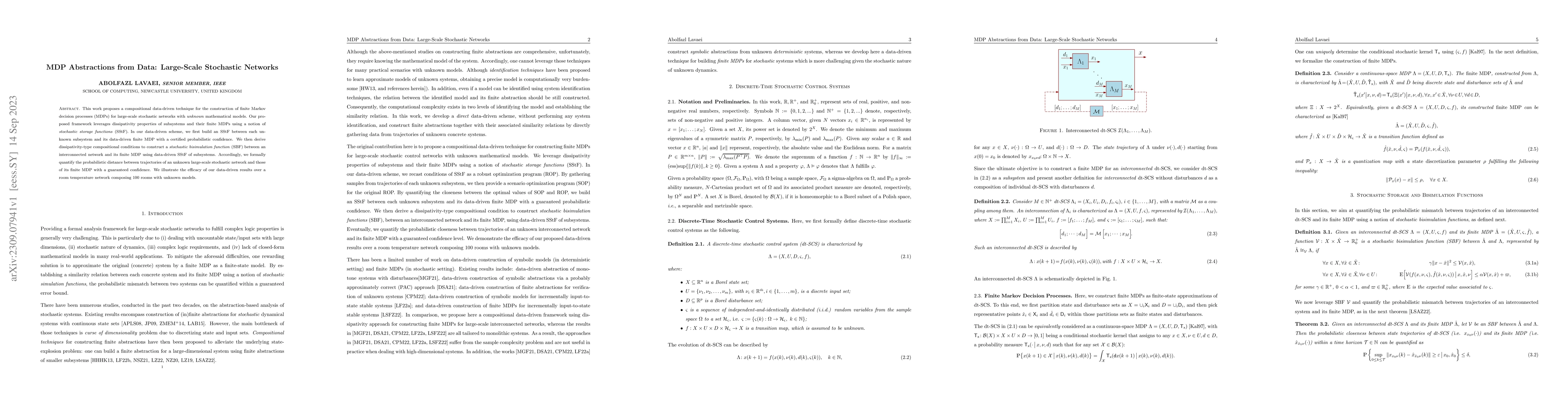 Thumbnail for MDP Abstractions from Data: Large-Scale Stochastic Networks