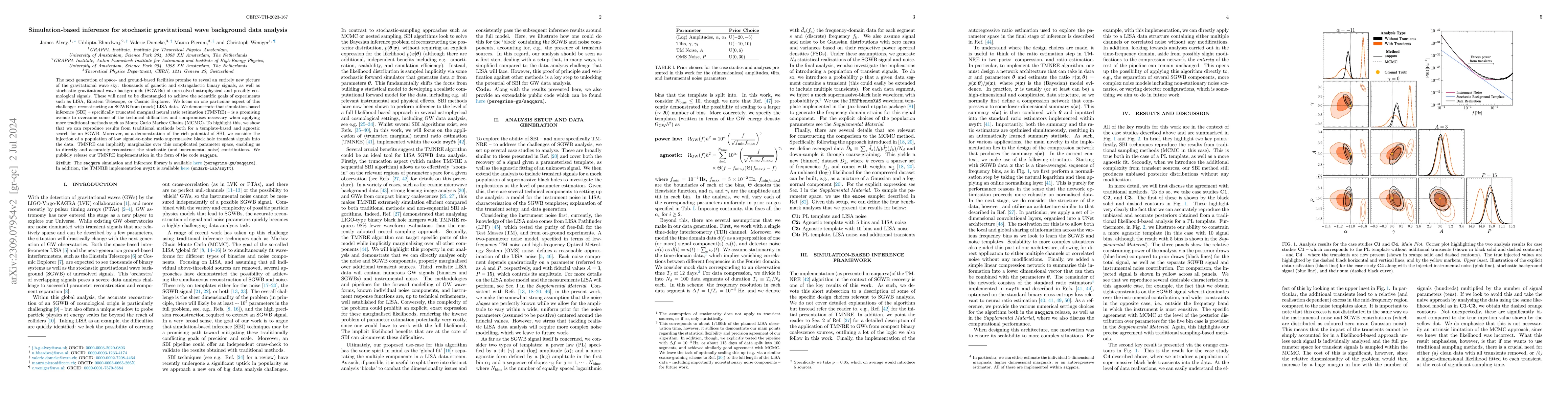 Thumbnail for Simulation-based inference for stochastic gravitational wave background
  data analysis