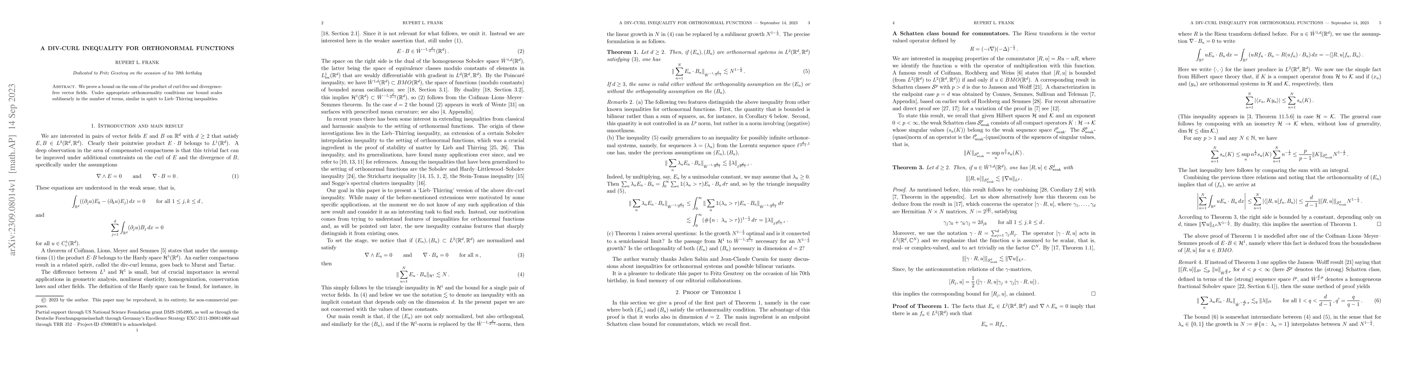 Thumbnail for A div-curl inequality for orthonormal functions