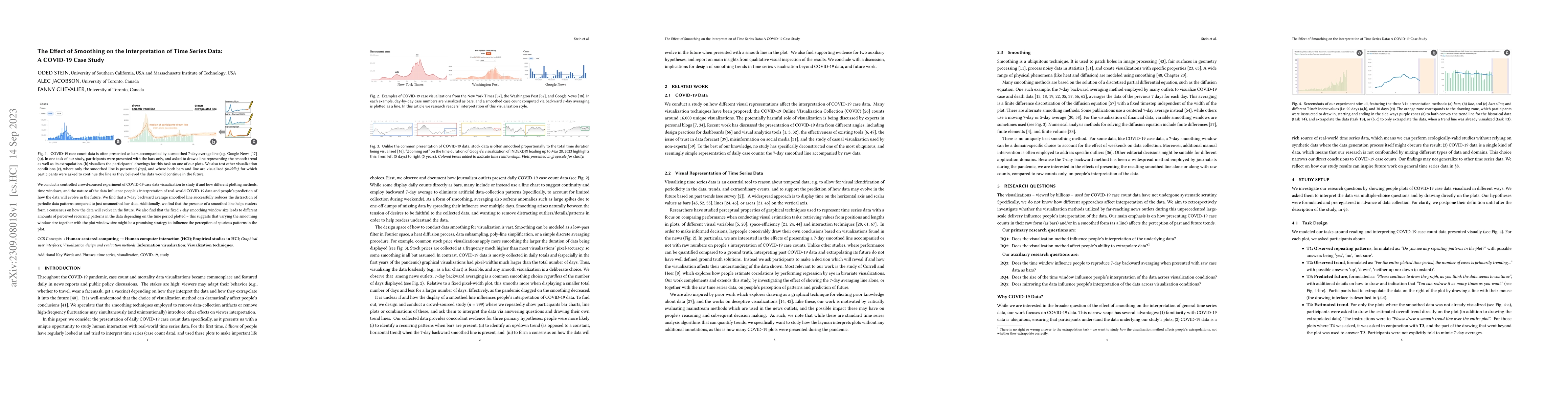 Thumbnail for The Effect of Smoothing on the Interpretation of Time Series Data: A
  COVID-19 Case Study