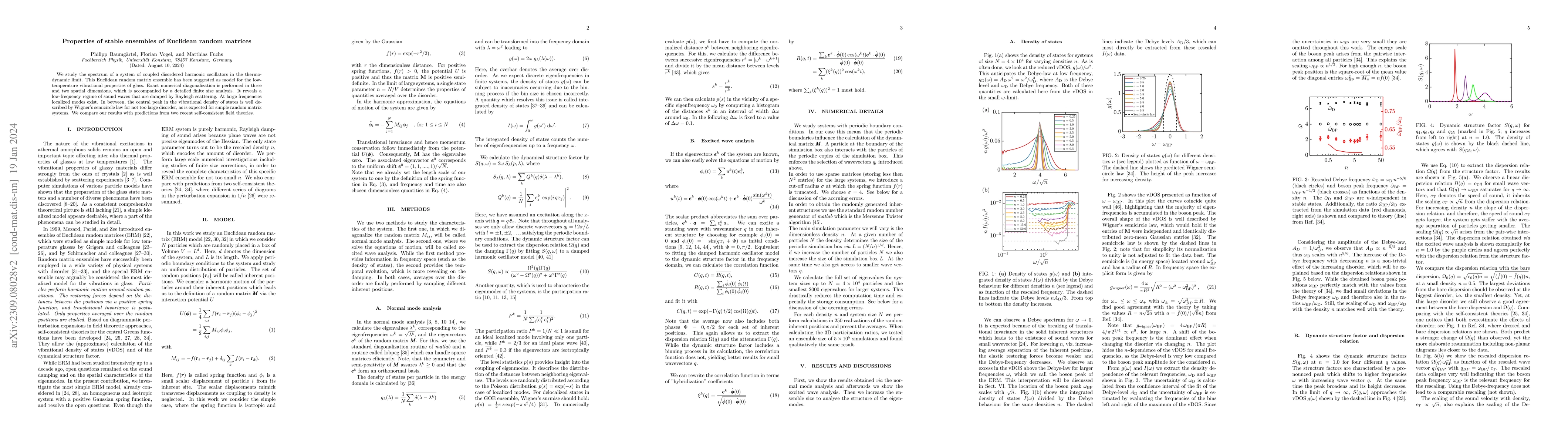 Thumbnail for Properties of stable ensembles of Euclidean random matrices