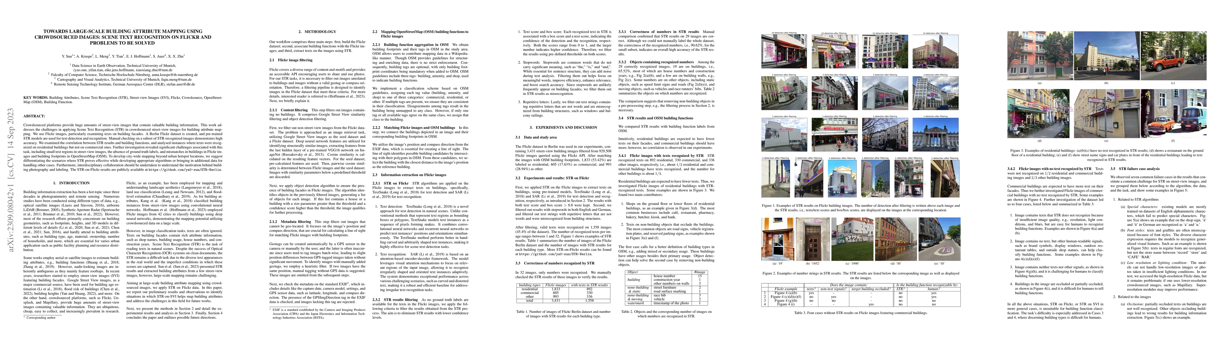 Thumbnail for Towards Large-scale Building Attribute Mapping using Crowdsourced
  Images: Scene Text Recognition on Flickr and Problems to be Solved