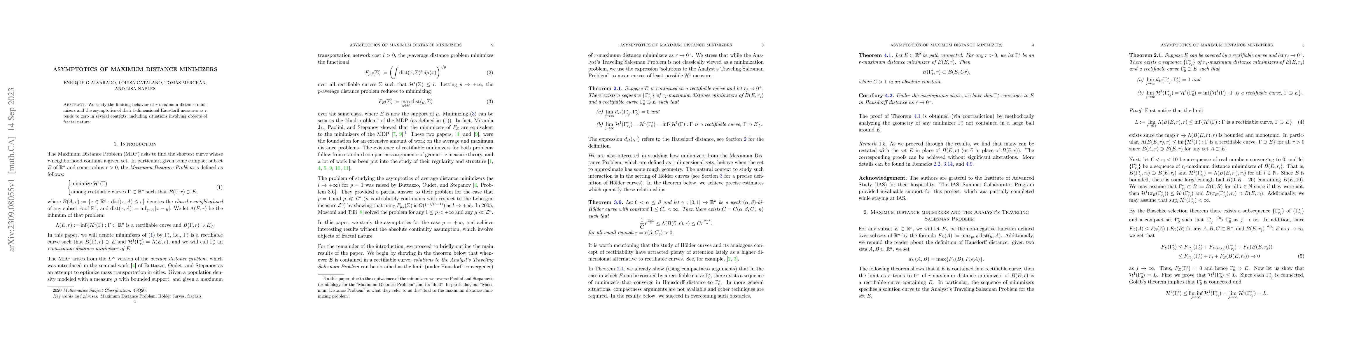 Thumbnail for Asymptotics of maximum distance minimizers