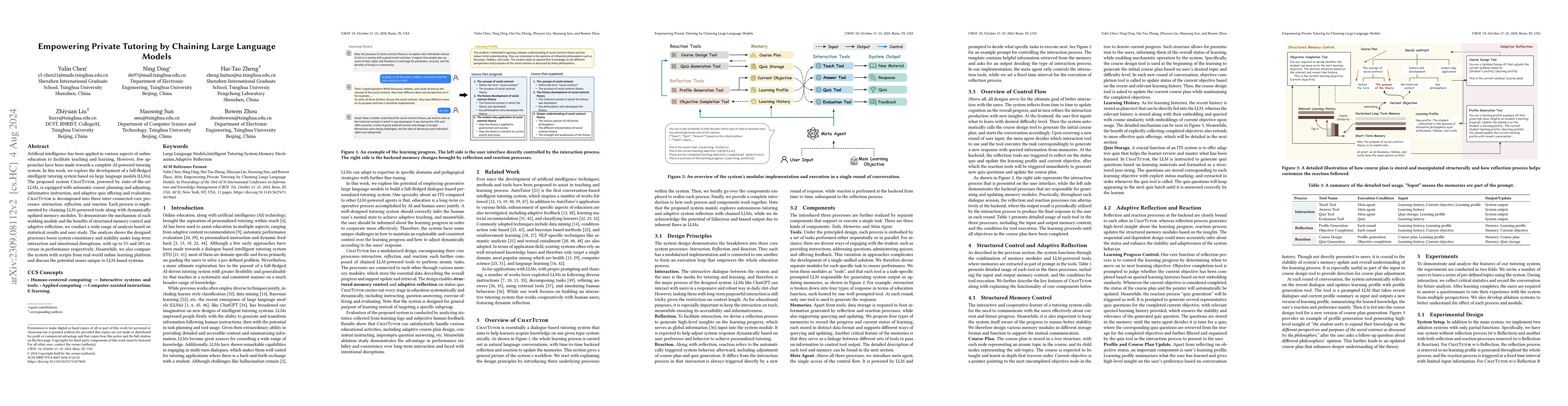 Thumbnail for Empowering Private Tutoring by Chaining Large Language Models