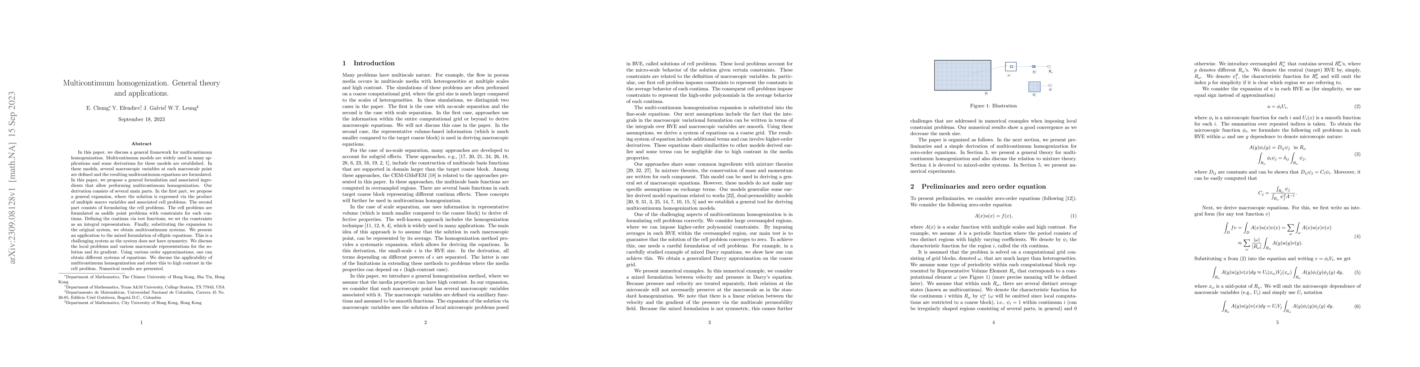 Thumbnail for Multicontinuum homogenization. General theory and applications