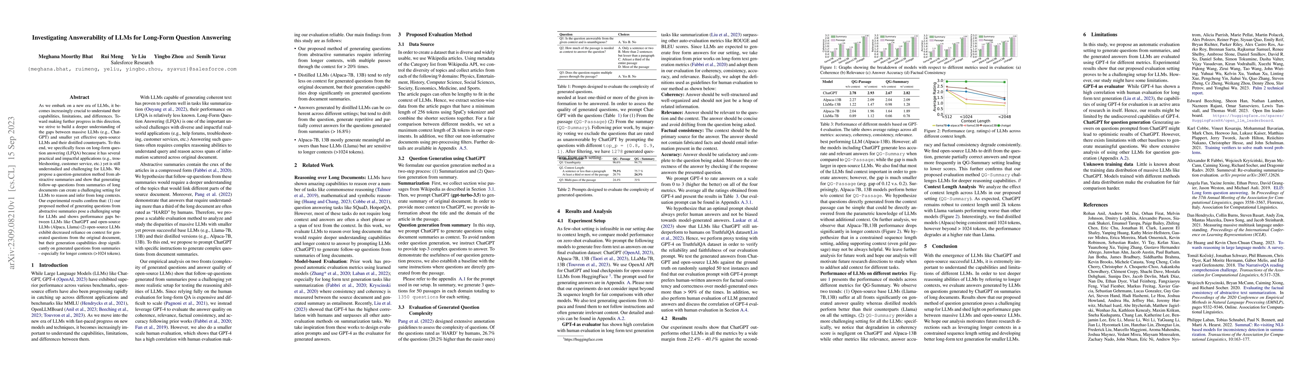 Thumbnail for Investigating Answerability of LLMs for Long-Form Question Answering