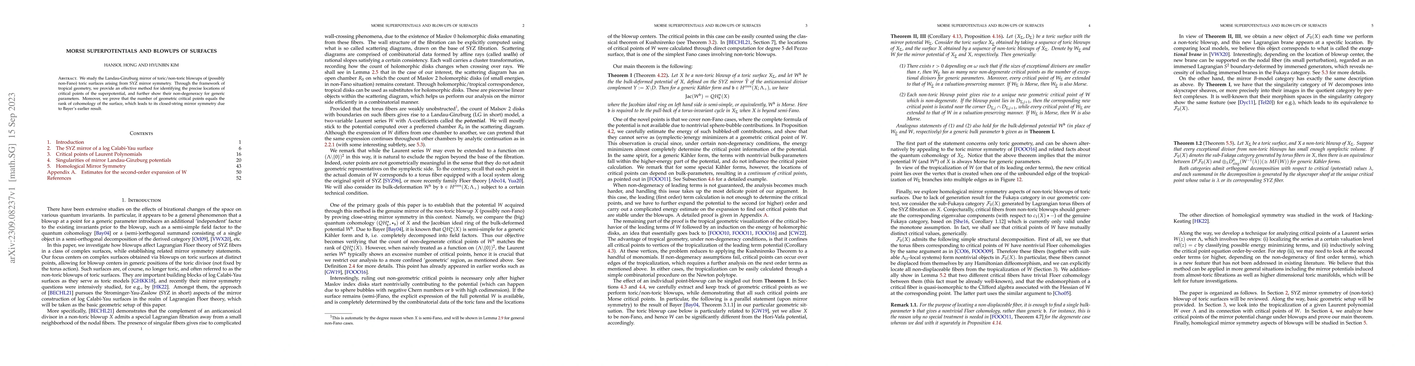 Thumbnail for Morse superpotentials and blow-ups of surfaces