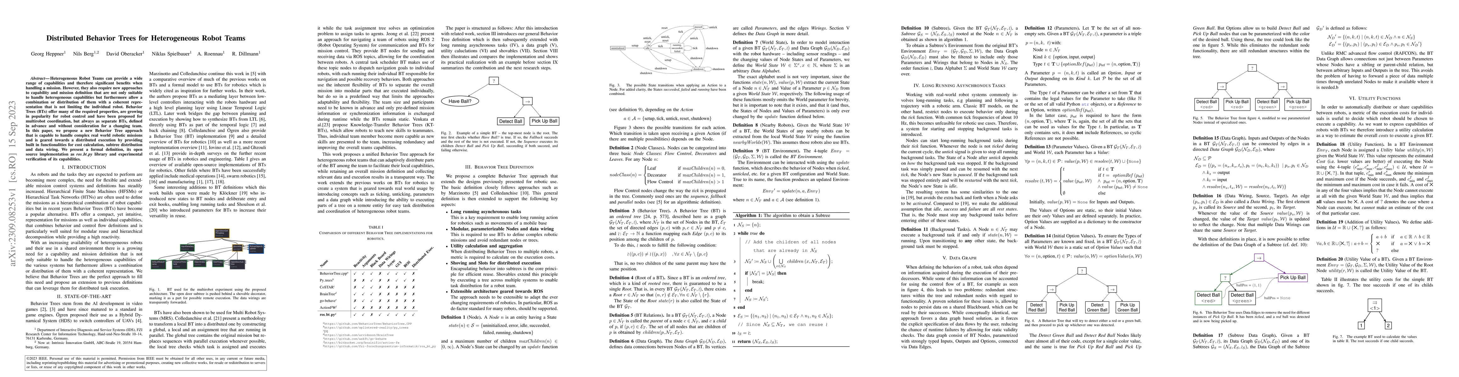 Thumbnail for Distributed Behavior Trees for Heterogeneous Robot Teams