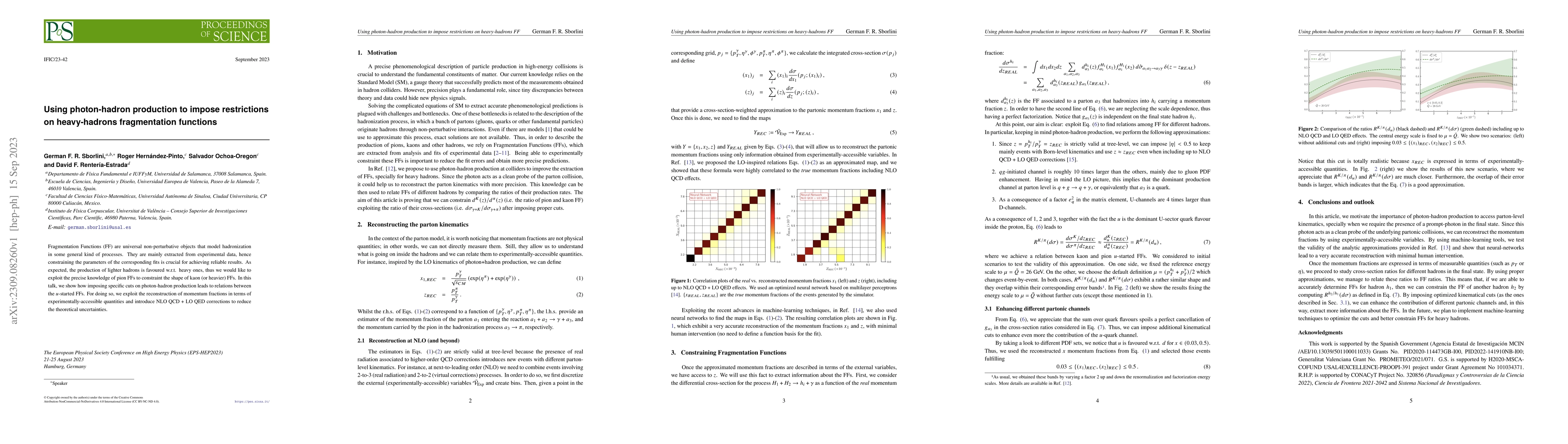 Thumbnail for Using photon-hadron production to impose restrictions on heavy-hadrons
  fragmentation functions