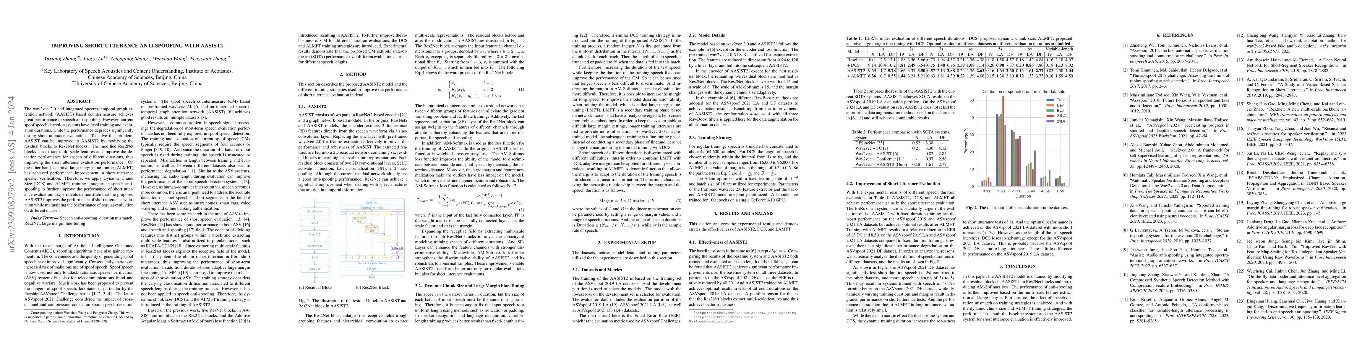 Thumbnail for Improving Short Utterance Anti-Spoofing with AASIST2