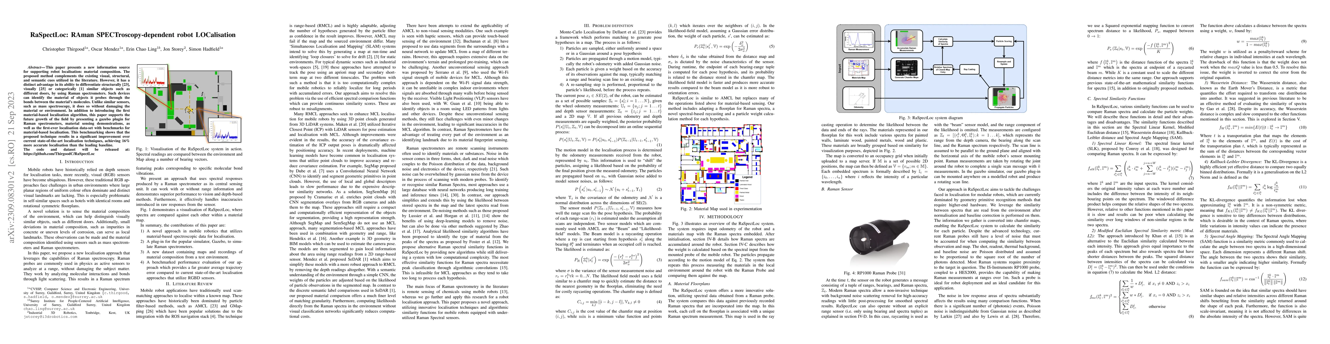 Thumbnail for RaSpectLoc: RAman SPECTroscopy-dependent robot LOCalisation