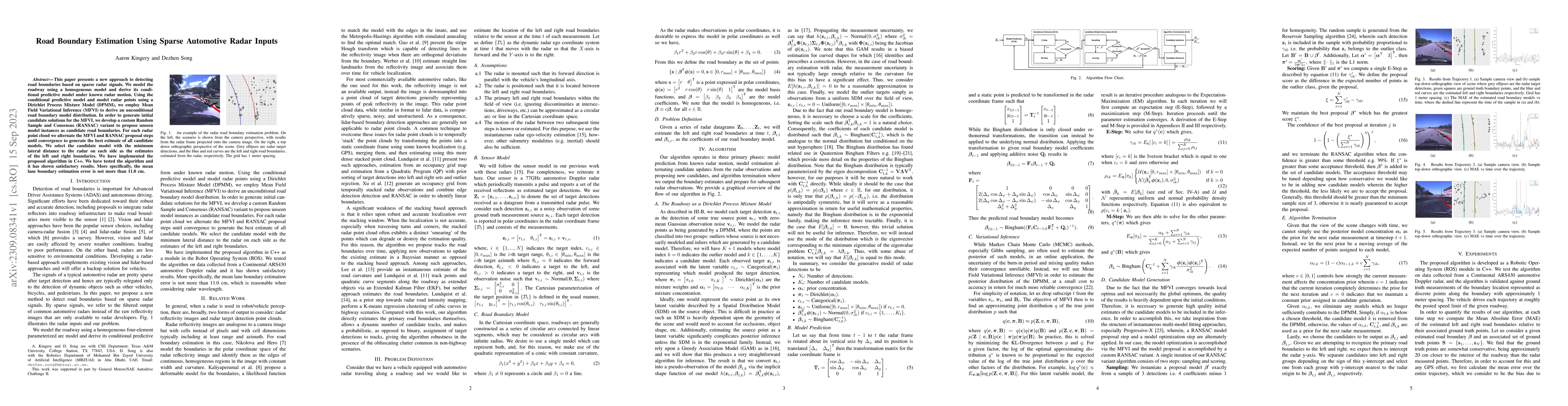 Thumbnail for Road Boundary Estimation Using Sparse Automotive Radar Inputs