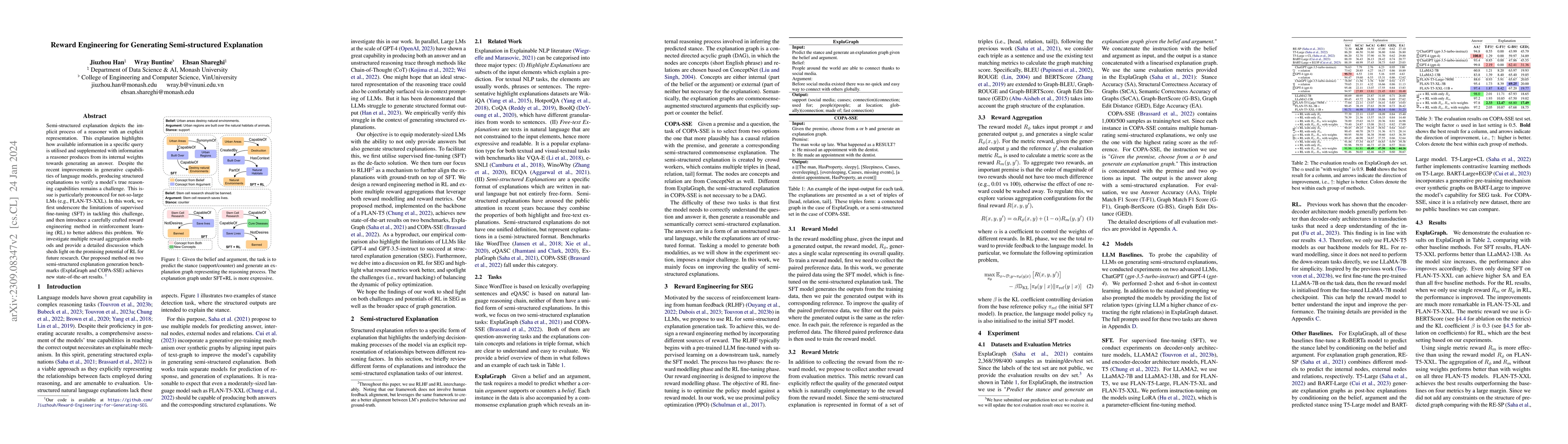 Thumbnail for Reward Engineering for Generating Semi-structured Explanation