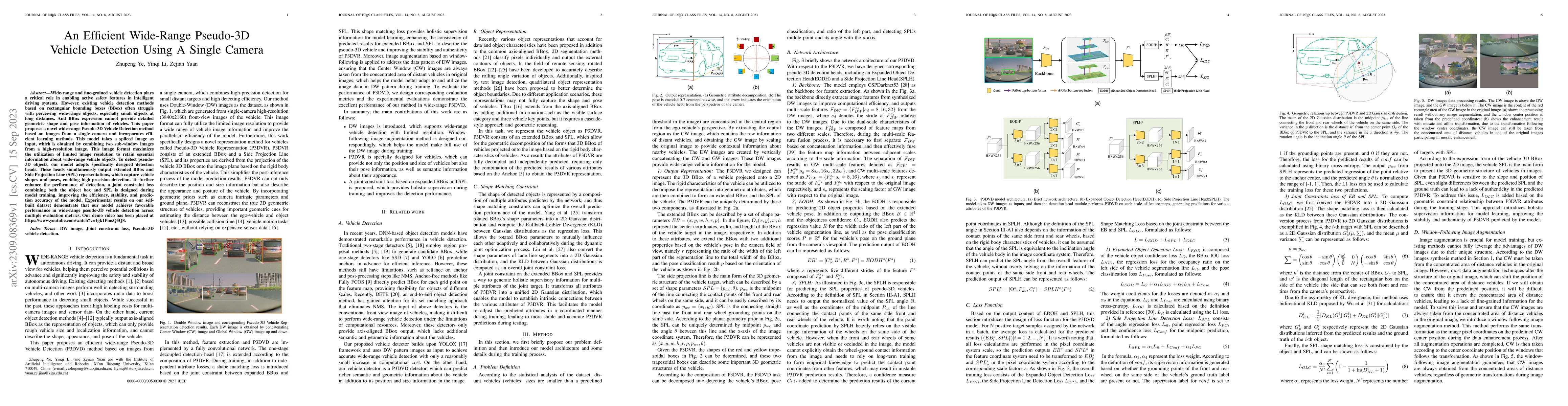 Thumbnail for An Efficient Wide-Range Pseudo-3D Vehicle Detection Using A Single
  Camera