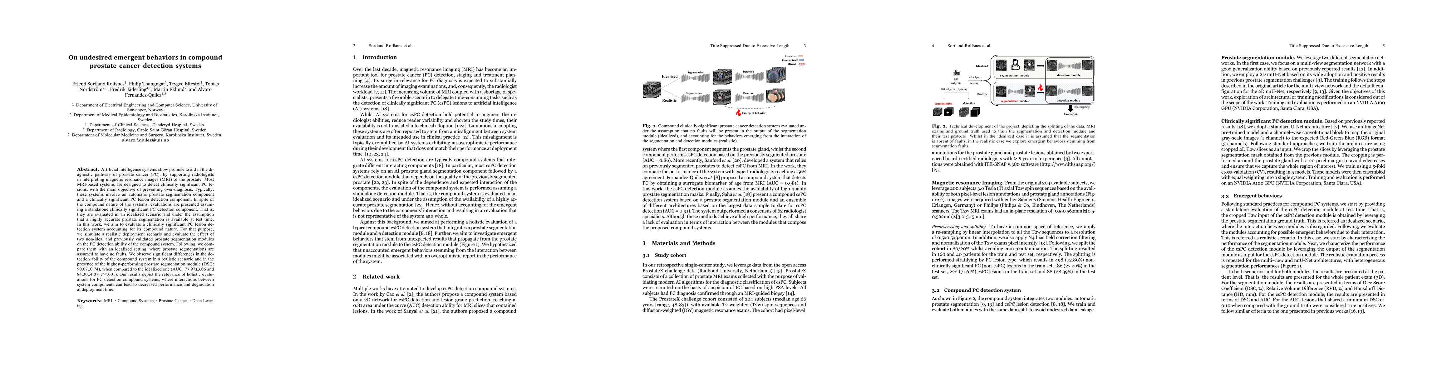 Thumbnail for Reconsidering evaluation practices in modular systems: On the
  propagation of errors in MRI prostate cancer detection