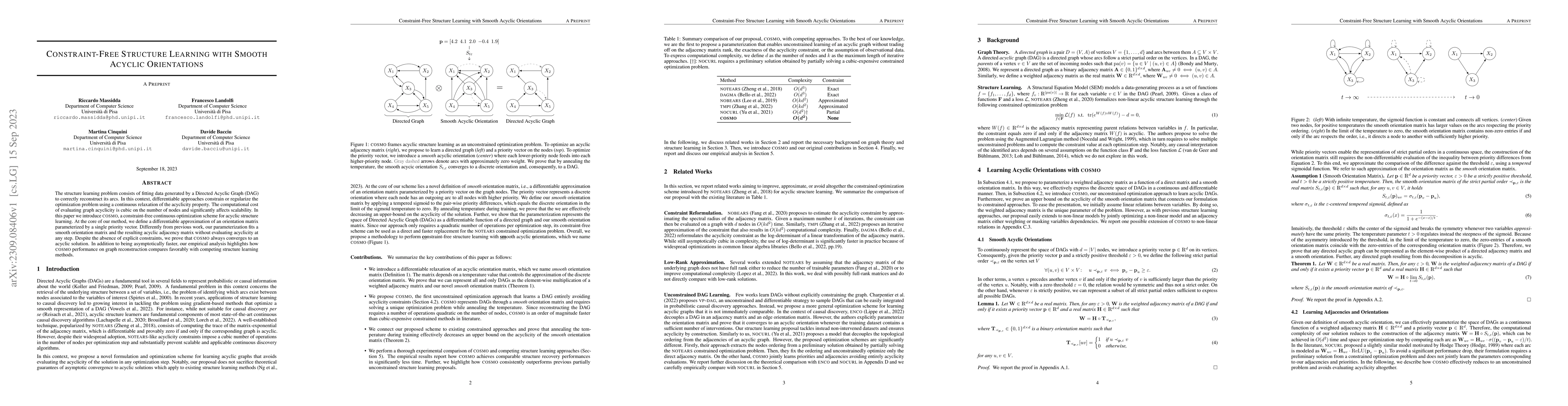 Thumbnail for Constraint-Free Structure Learning with Smooth Acyclic Orientations