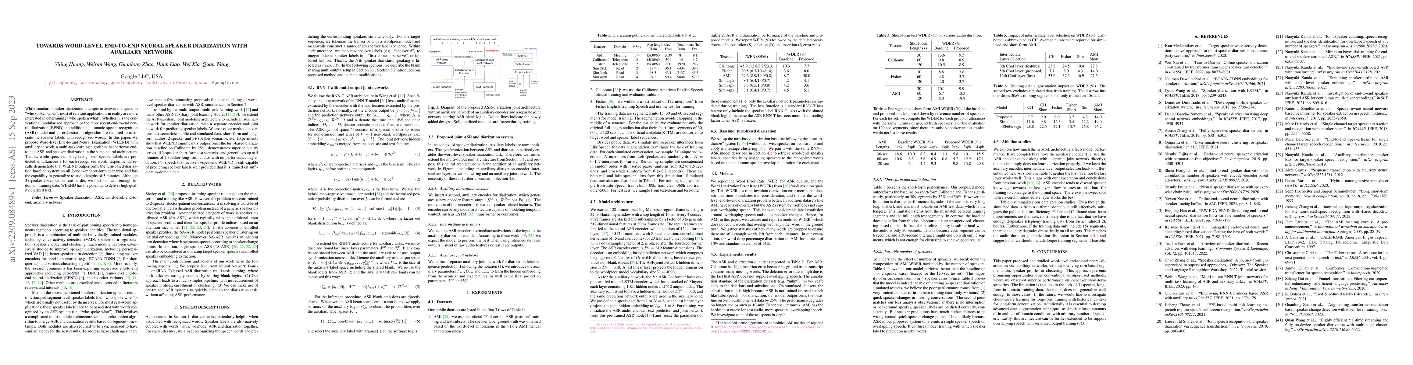 Thumbnail for Towards Word-Level End-to-End Neural Speaker Diarization with Auxiliary
  Network