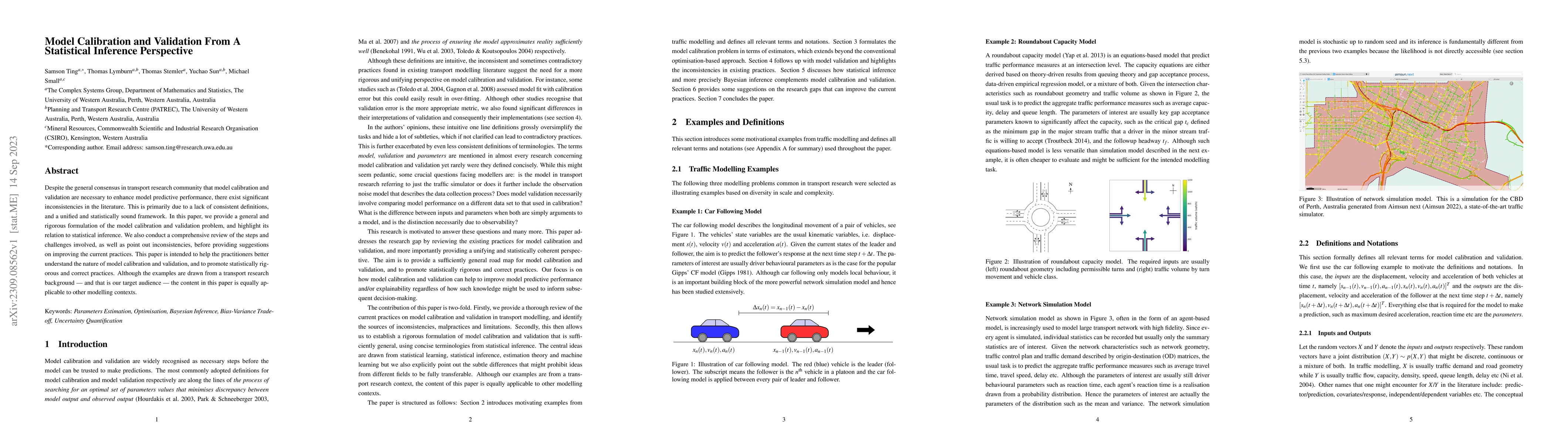 Thumbnail for Model Calibration and Validation From A Statistical Inference
  Perspective