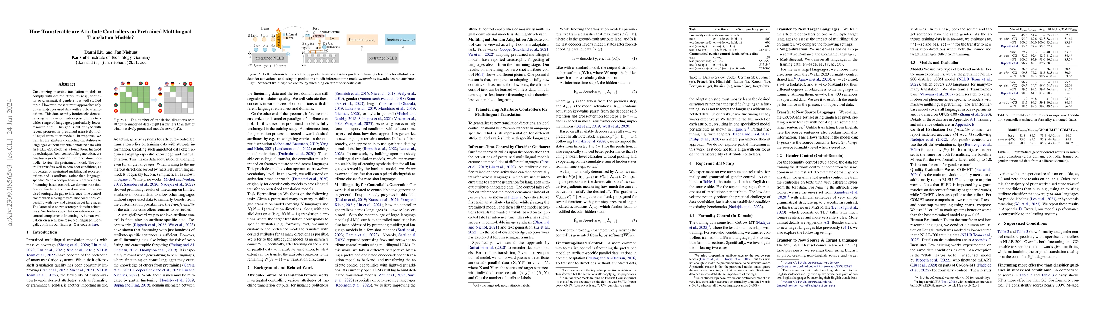 Thumbnail for How Transferable are Attribute Controllers on Pretrained Multilingual
  Translation Models?
