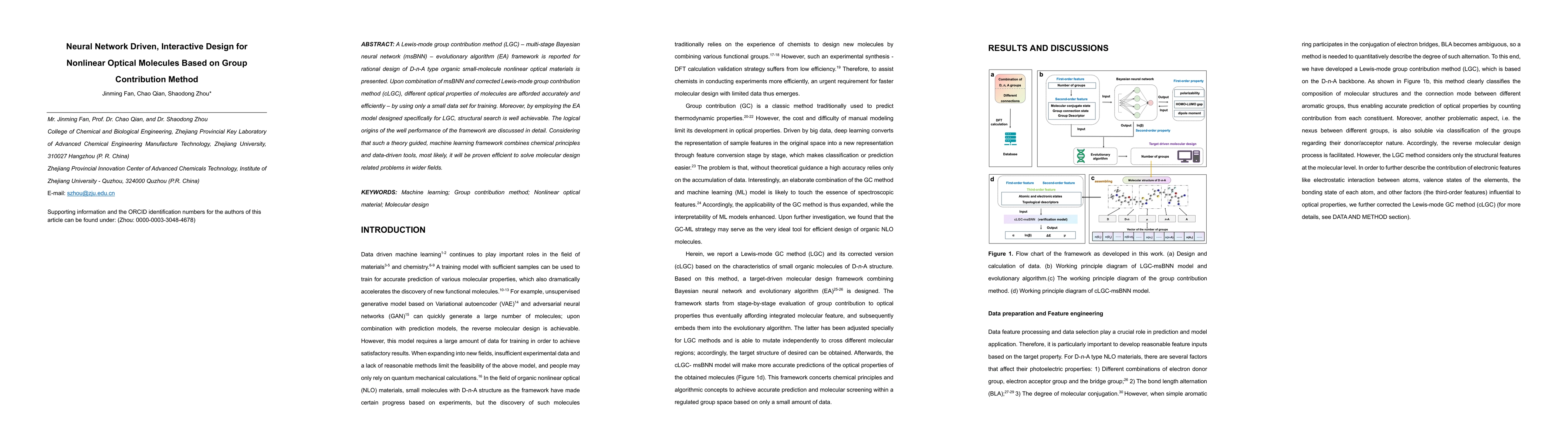 Thumbnail for Neural Network Driven, Interactive Design for Nonlinear Optical
  Molecules Based on Group Contribution Method