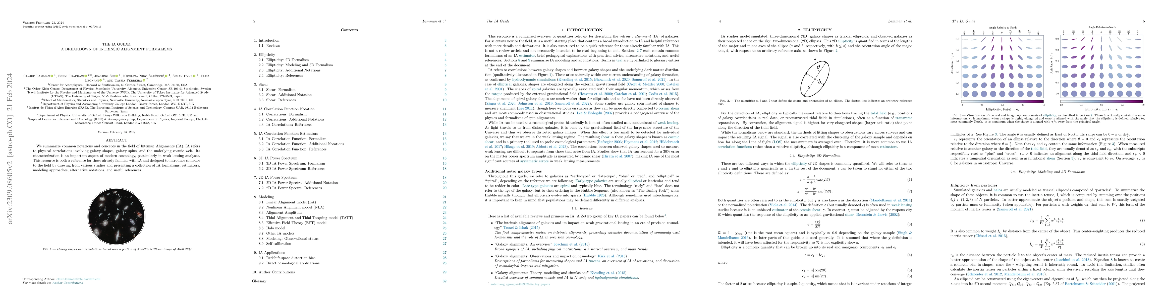 Thumbnail for The IA Guide: A Breakdown of Intrinsic Alignment Formalisms