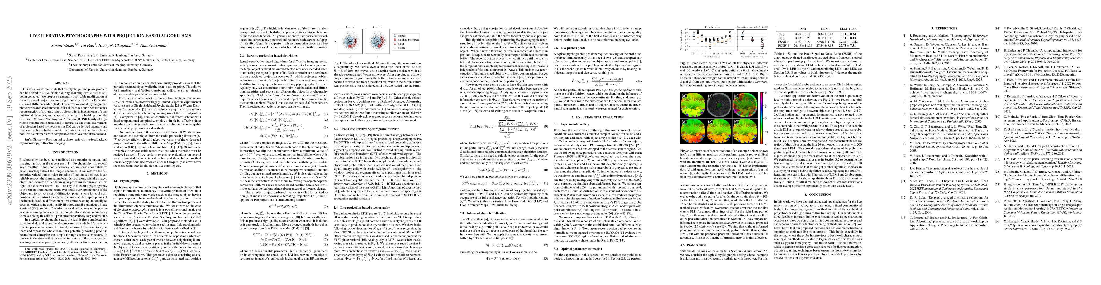 Thumbnail for Live Iterative Ptychography with projection-based algorithms