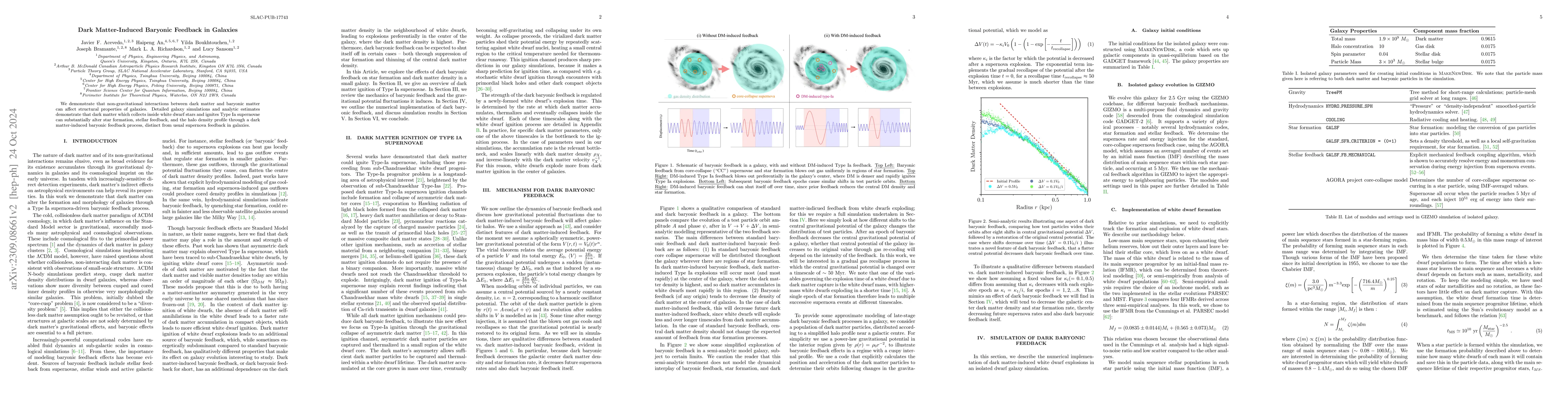 Thumbnail for Dark Matter-Induced Baryonic Feedback in Galaxies