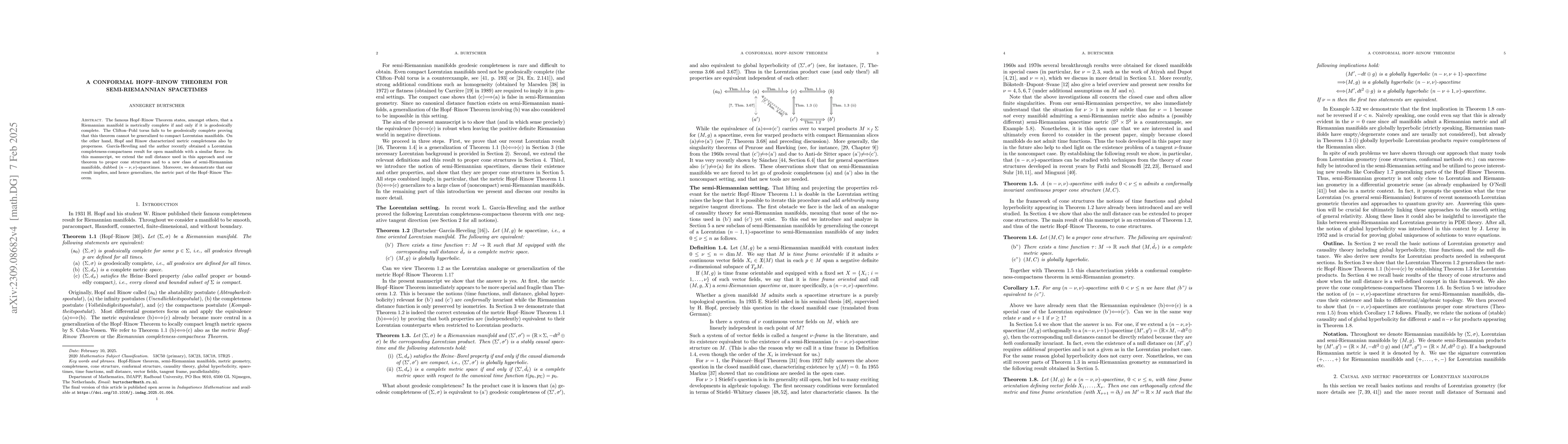 Thumbnail for A conformal Hopf-Rinow theorem for semi-Riemannian spacetimes
