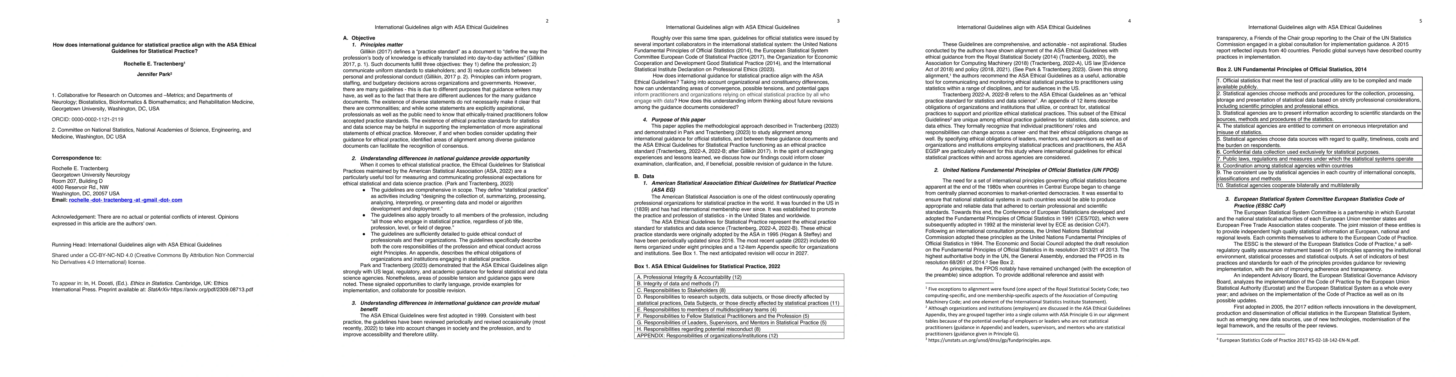 Thumbnail for How does international guidance for statistical practice align with the
  ASA Ethical Guidelines?