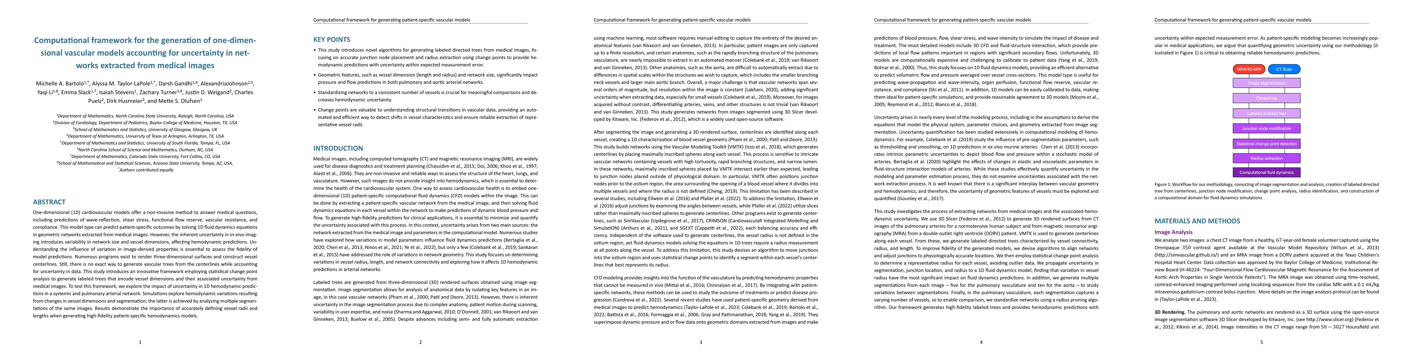 Thumbnail for Computational framework for the generation of one-dimensional vascular
  models accounting for uncertainty in networks extracted from medical images