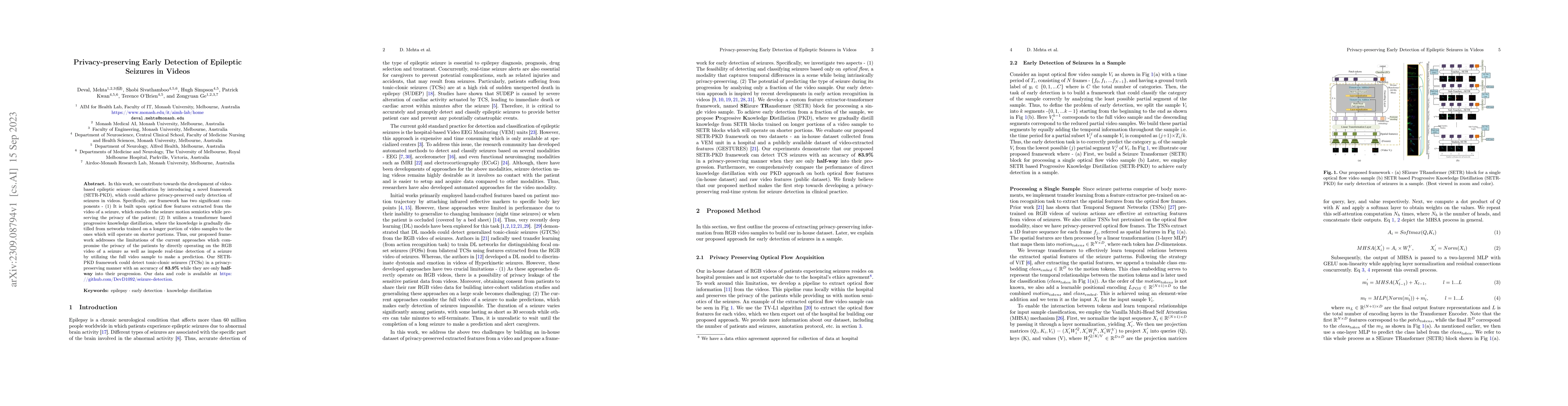 Thumbnail for Privacy-preserving Early Detection of Epileptic Seizures in Videos