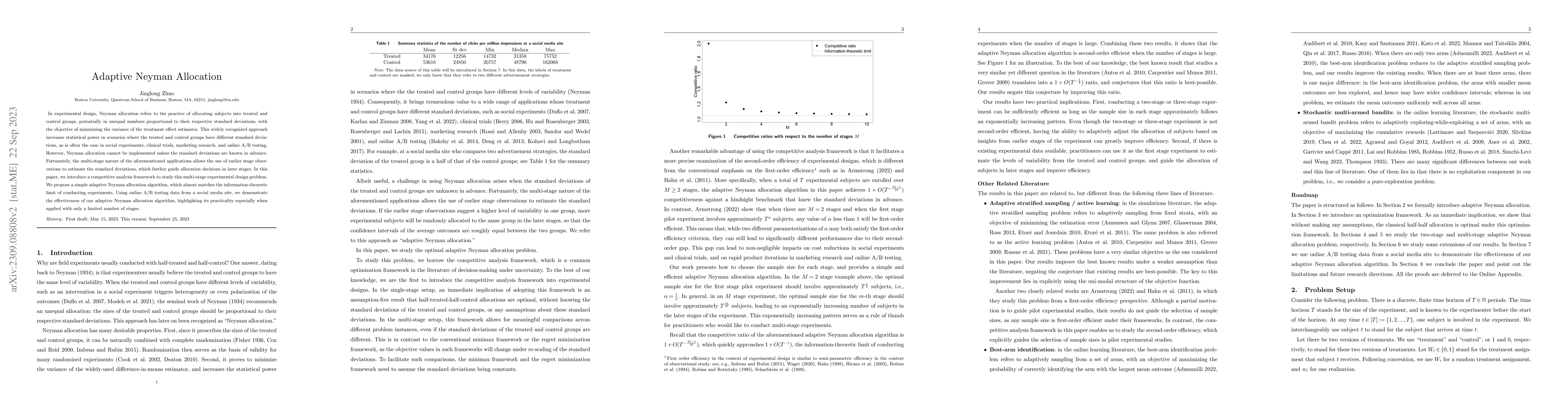 Thumbnail for Adaptive Neyman Allocation