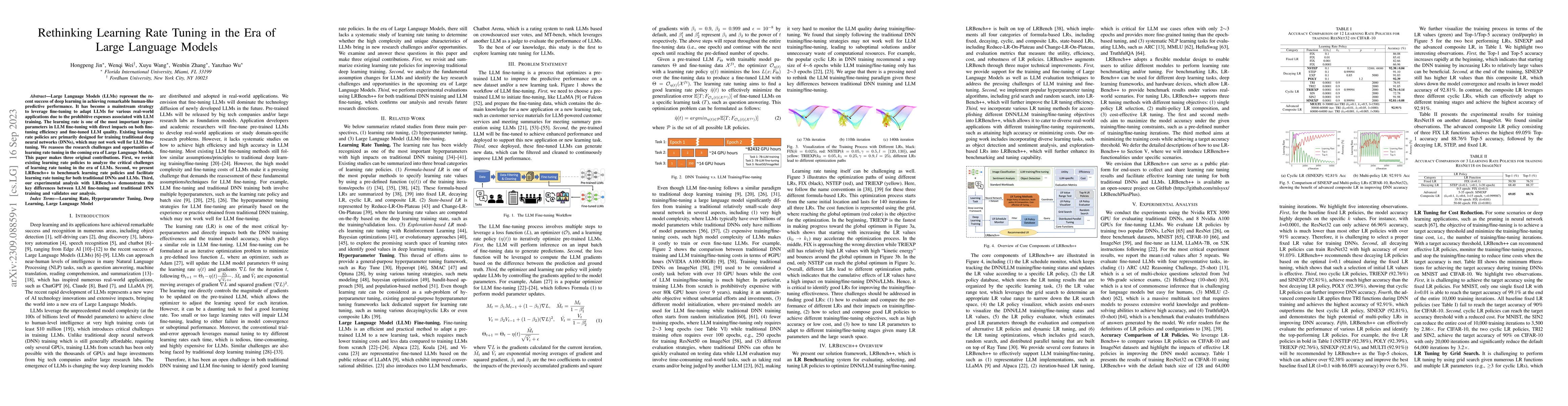 Thumbnail for Rethinking Learning Rate Tuning in the Era of Large Language Models