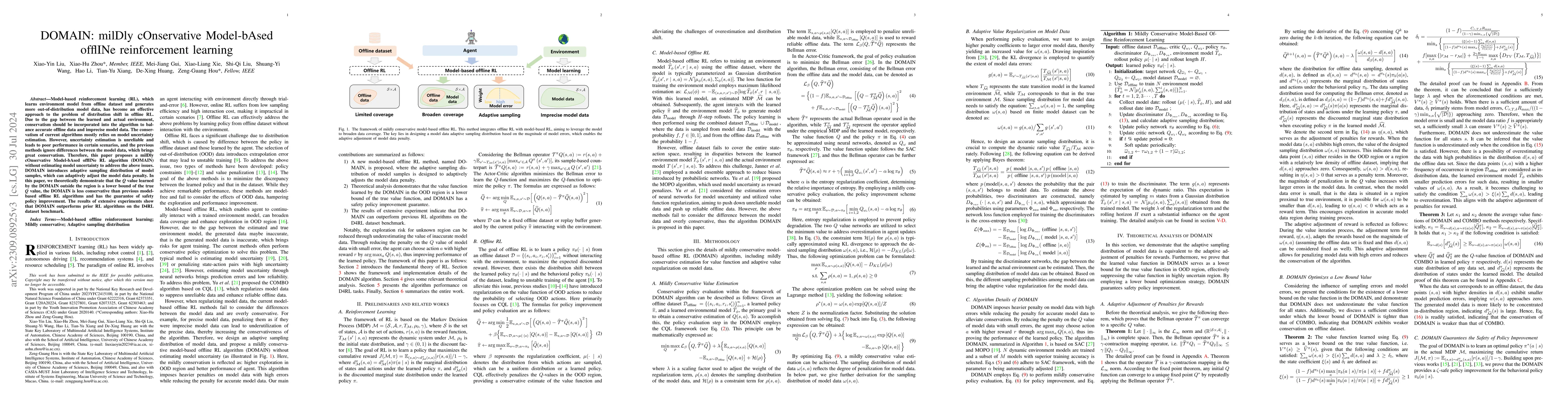 Thumbnail for DOMAIN: MilDly COnservative Model-BAsed OfflINe Reinforcement Learning
