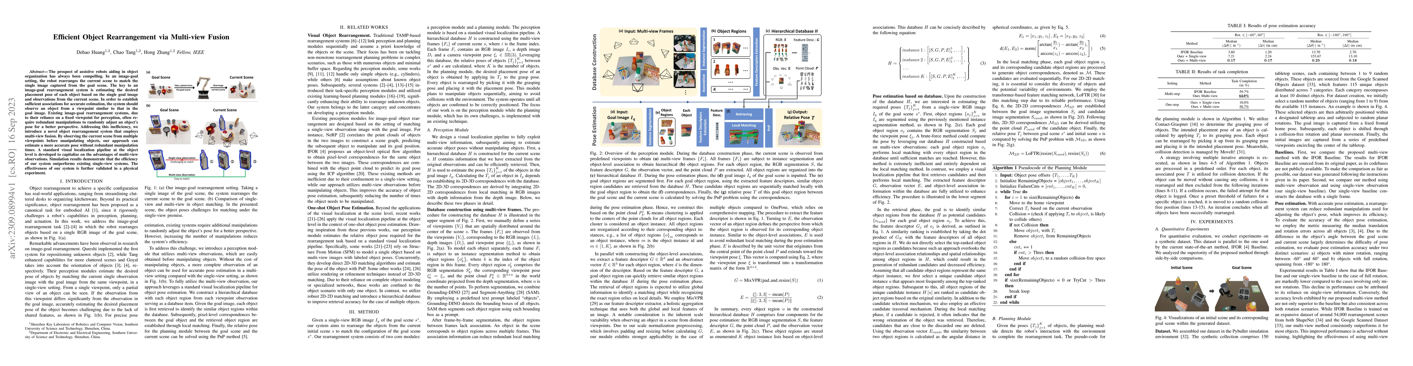 Thumbnail for Efficient Object Rearrangement via Multi-view Fusion
