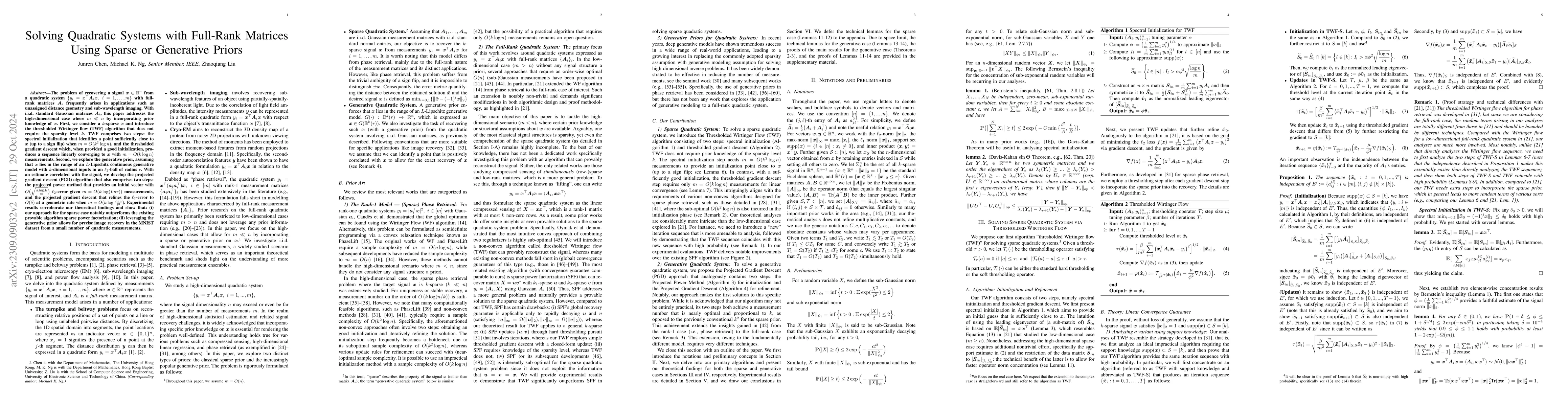 Thumbnail for Solving Quadratic Systems with Full-Rank Matrices Using Sparse or
  Generative Priors