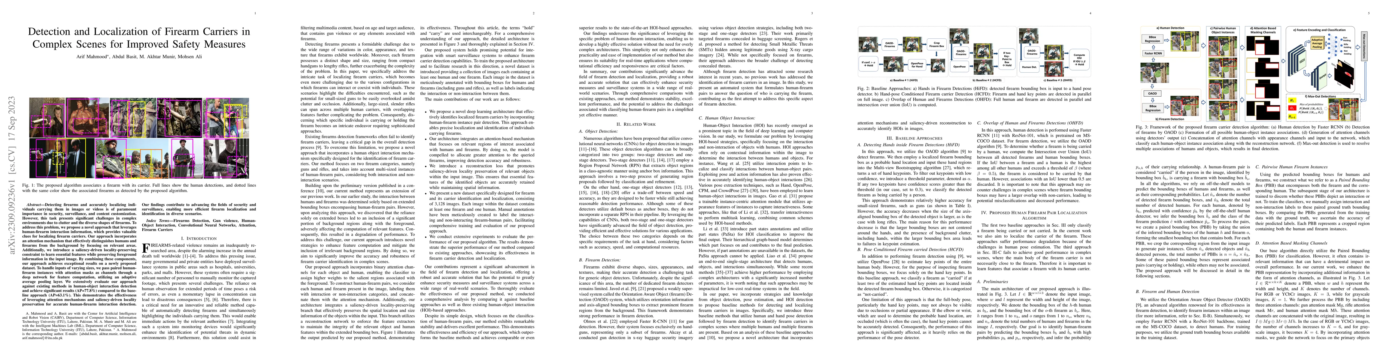 Thumbnail for Detection and Localization of Firearm Carriers in Complex Scenes for
  Improved Safety Measures